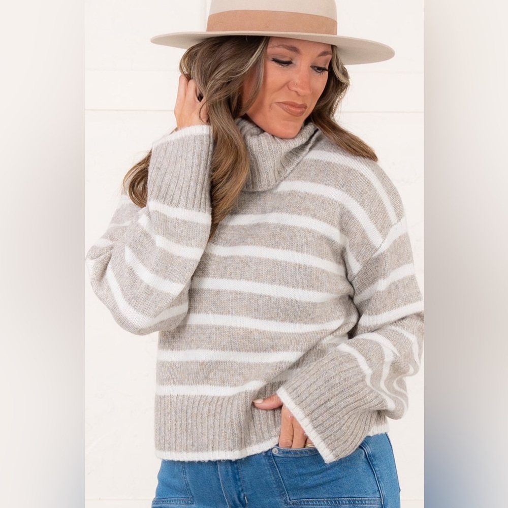 Josephine Stripe Sweater Z Supply Size M